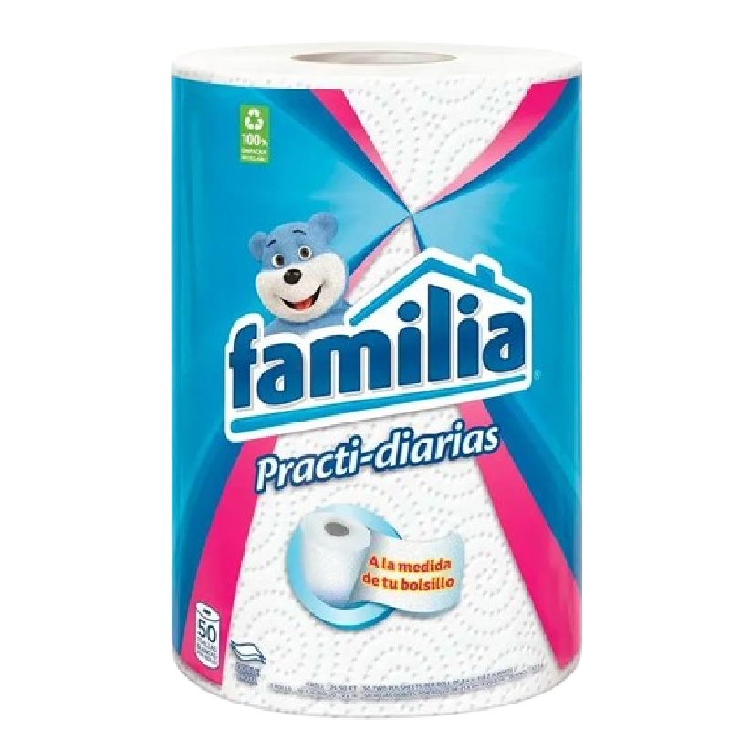 TOALLA COCINA FAMILIA 50U PRACTIDIARIAS