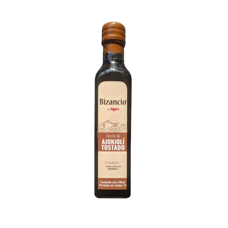ACEITE AJONJOLI VIRGEN 240ML BIZANCIO TOSTADO