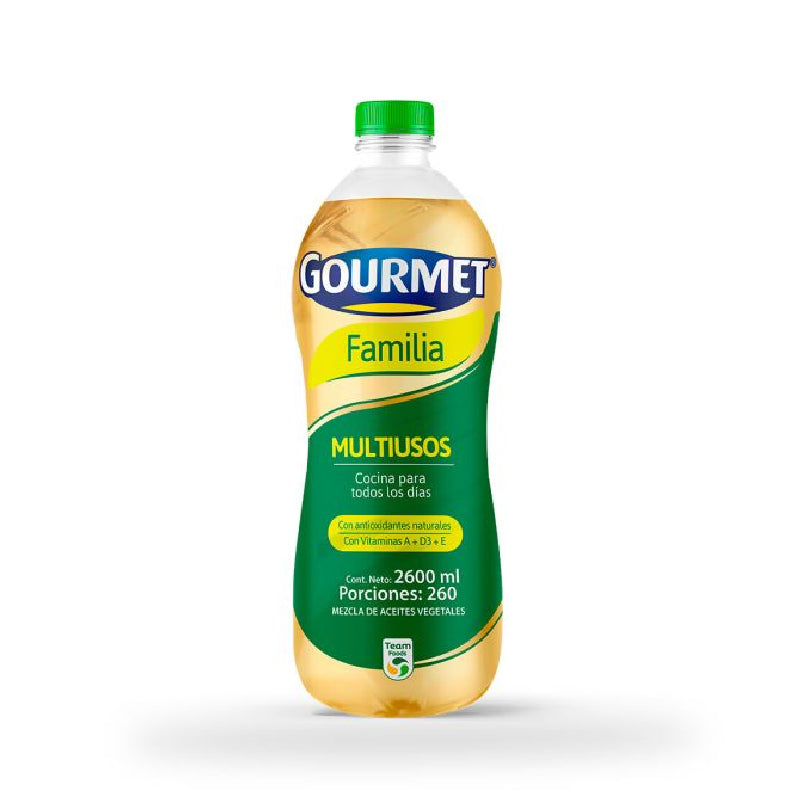 ACEITE GOURMET 2600ML FAMILIA MULTIUSOS