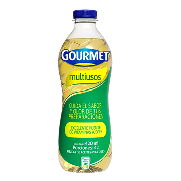 ACEITE GOURMET 420ML FAMILIA MULTIUSOS