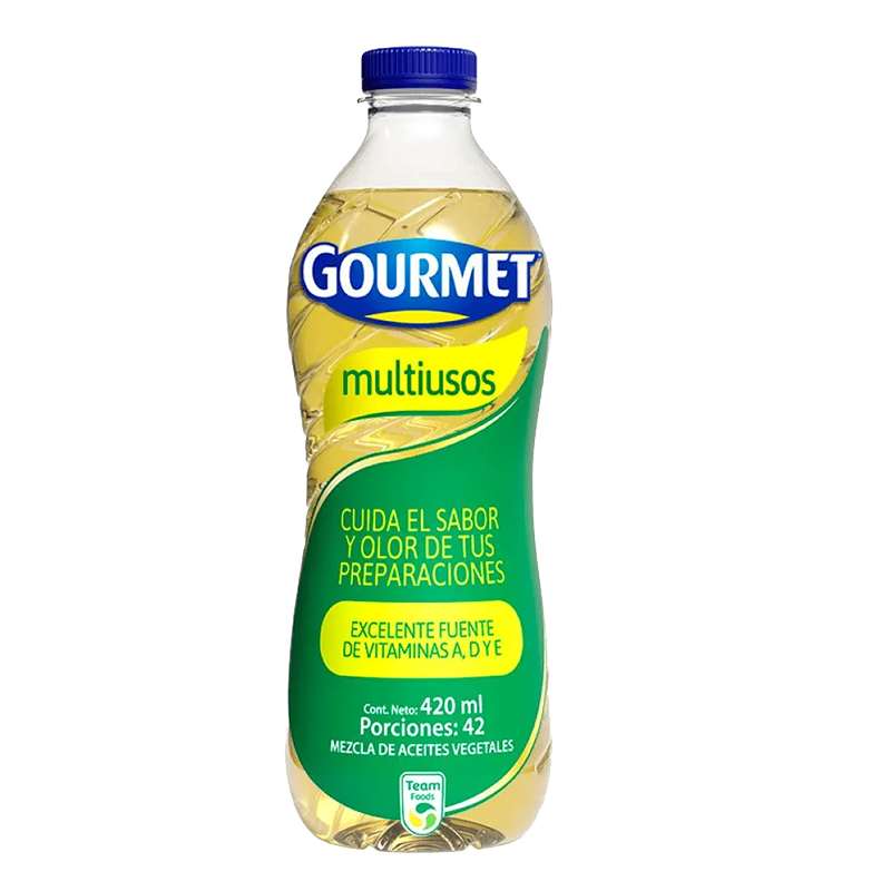 ACEITE GOURMET 420ML FAMILIA MULTIUSOS