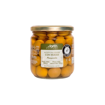 ACEITUNA FORTI N 330G VERDE CON HUESO
