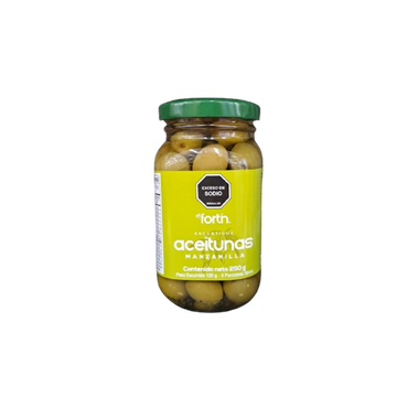 ACEITUNA FORTIN 250G MANZANILLA
