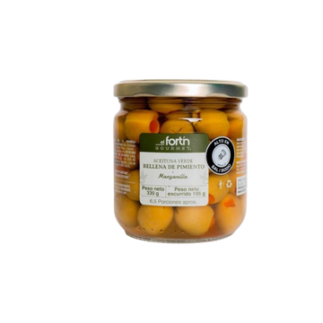 ACEITUNA FORTIN 330G VERDE RELL/PIMENT