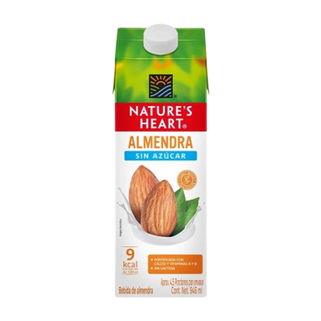 BEBIDA ALMENDRA NATURES HEART 946ML SIN AZUCAR