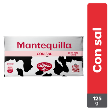 MANTEQUILLA ALPINA 125G C/SAL