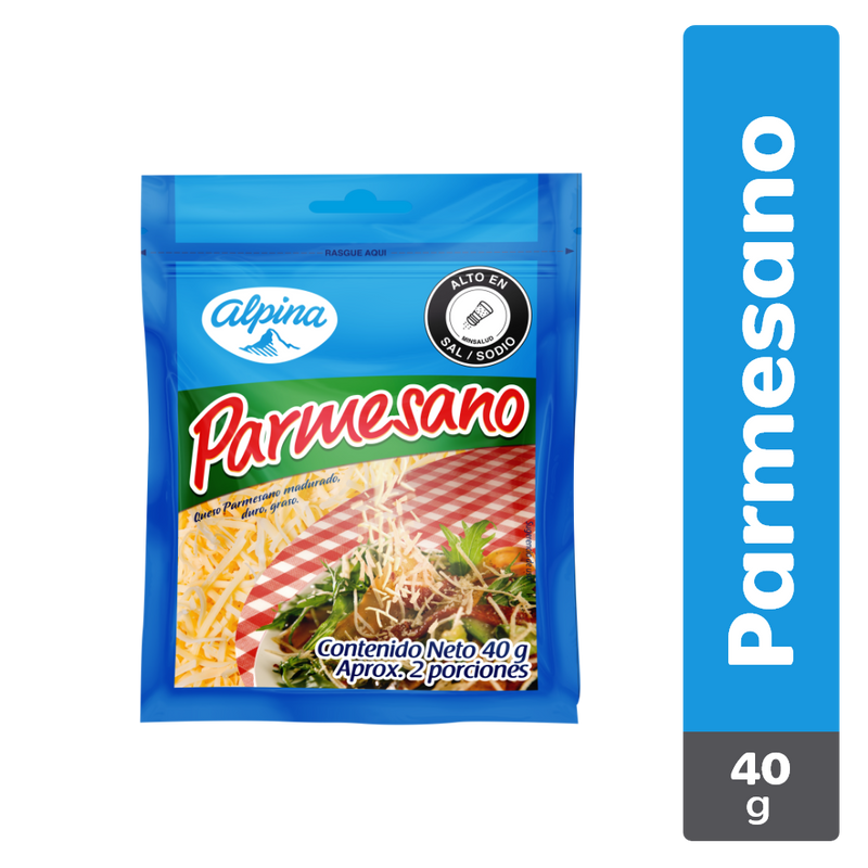 QUESO PARMESANO ALPINA 40G