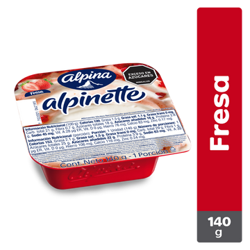 ALPINETTE ALPINA 140G FRESA