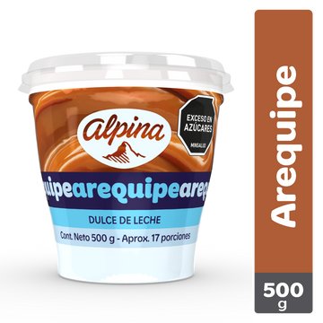 AREQUIPE ALPINA 500G DULCE LECHE