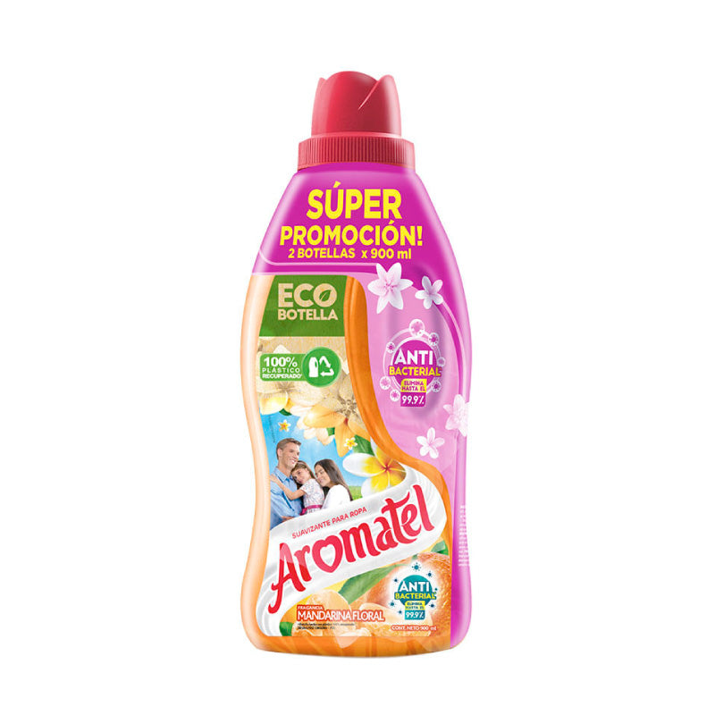 SUAVIZANTE AROMATEL 2U 900ML MANDARINA