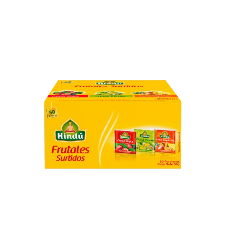 AROMATICA HINDU 50U FRUTALES SURTIDAS
