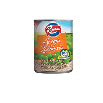 ARVEJA ZANAHORIA RESPIN 580G