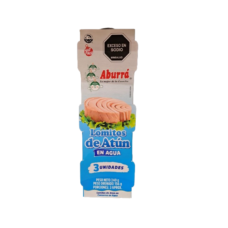 ATUN ABURRA TRIPACK 80G AGUA