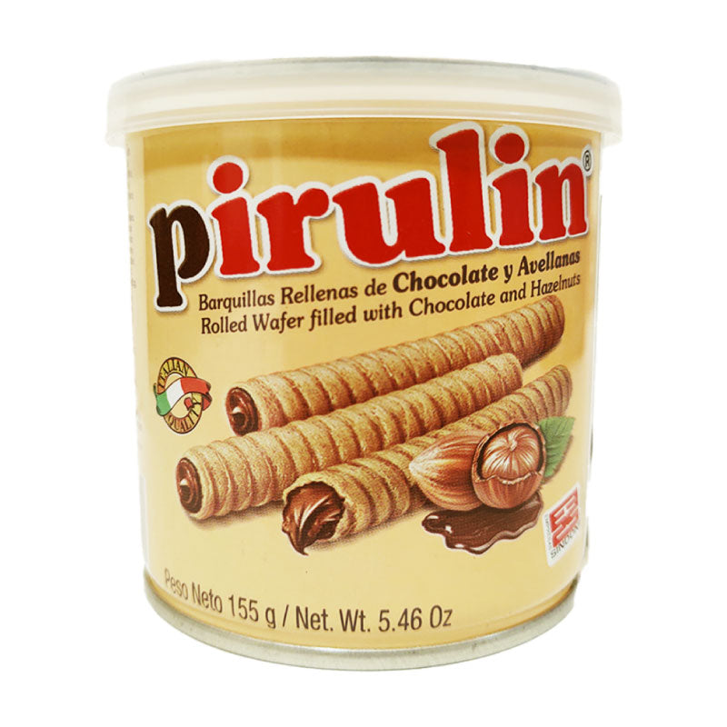 BARQUILLO PIRULIN 155G AVELLANA