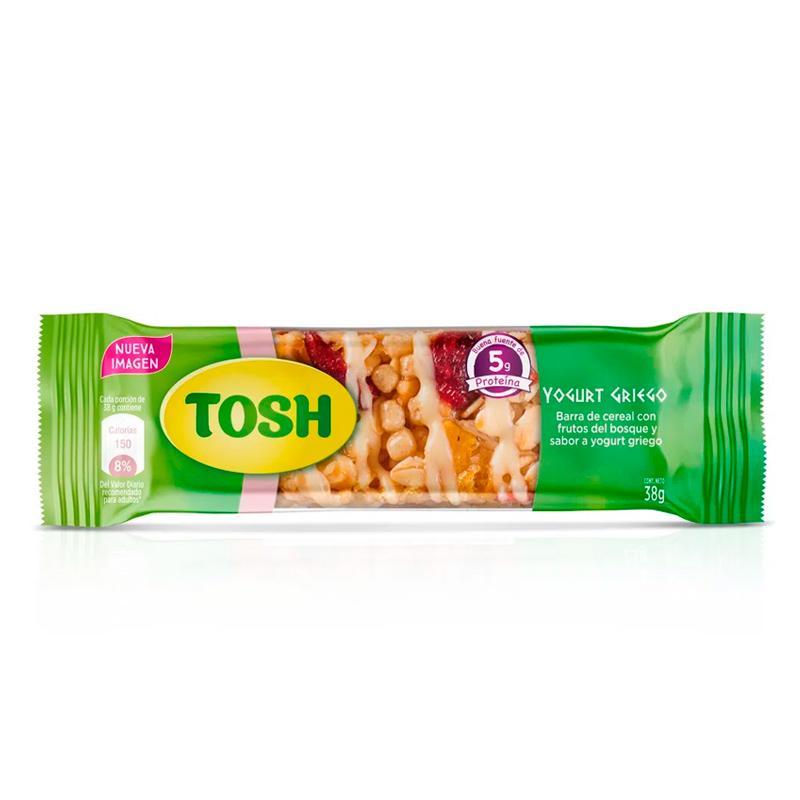 BARRA TOSH 38G YOGURT GRIEGO