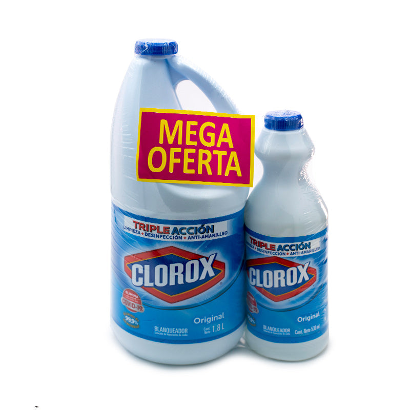 BLANQ CLOROX 1800ML REGULAR+REGU 530