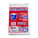 BOLSA BASURA 46X46 12U PAPELERA