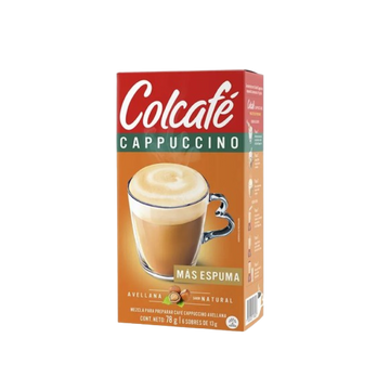 CAFÉ CAPPUCCINO COLCAFE 6U 13G AVELLANA