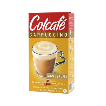 CAFÉ CAPPUCCINO COLCAFE 6U 13G CARAMELO