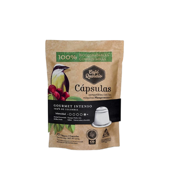 CAFÉ QUINDIO 10U CAPSULA INTENSO