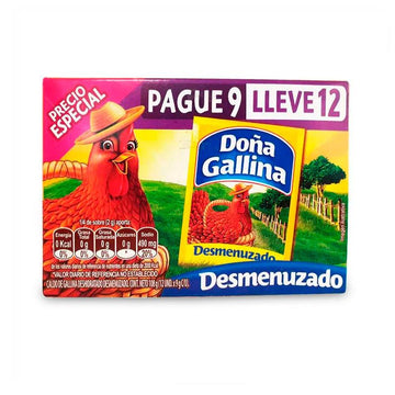 CALDO DONA GALLINA PG9 LLV12 DESMENUZADO