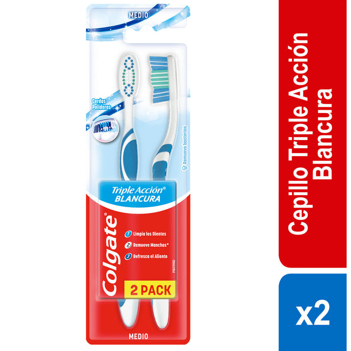 CEPILLO COLGATE 2U T/ACCION WHITENING