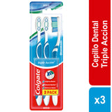 CEPILLO DE DIENTES MEDIO COLGATE TRIPLE ACCION MEDIO X3UND