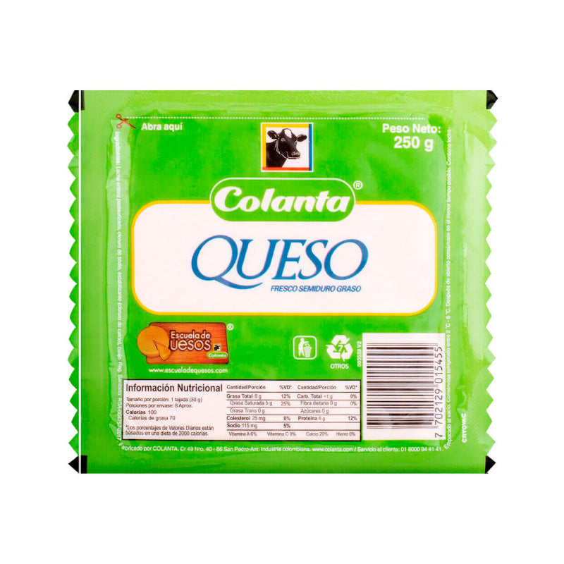 QUESO BLANCO COLANTA 250G