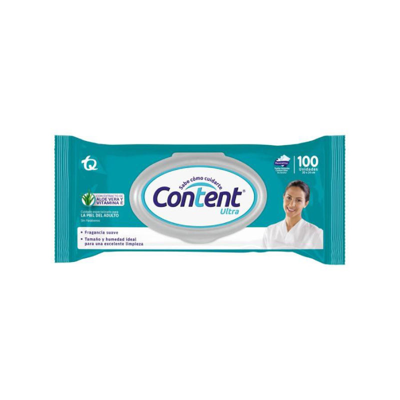 TOALLITA CONTENT ULTRA 100U ALOE