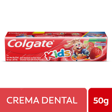 CREMA COLGATE 50M KIDS GEL FRUTILLA