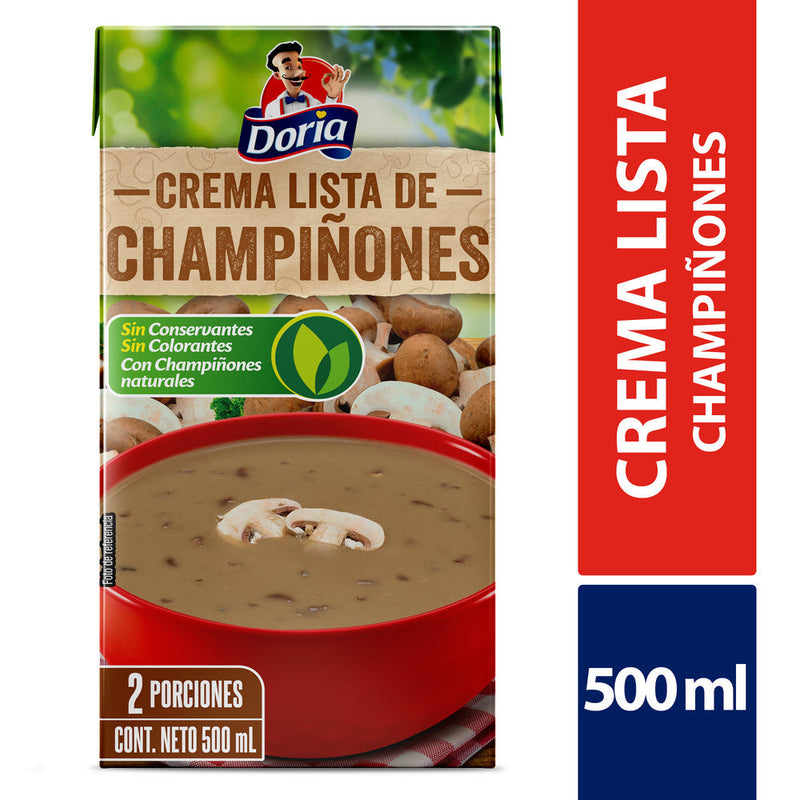 CREMA DORIA 500ML CHAMPINON