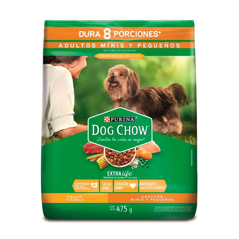 CUIDO DOGCHOW 475G RAZA PEQUENA VIDA SAN