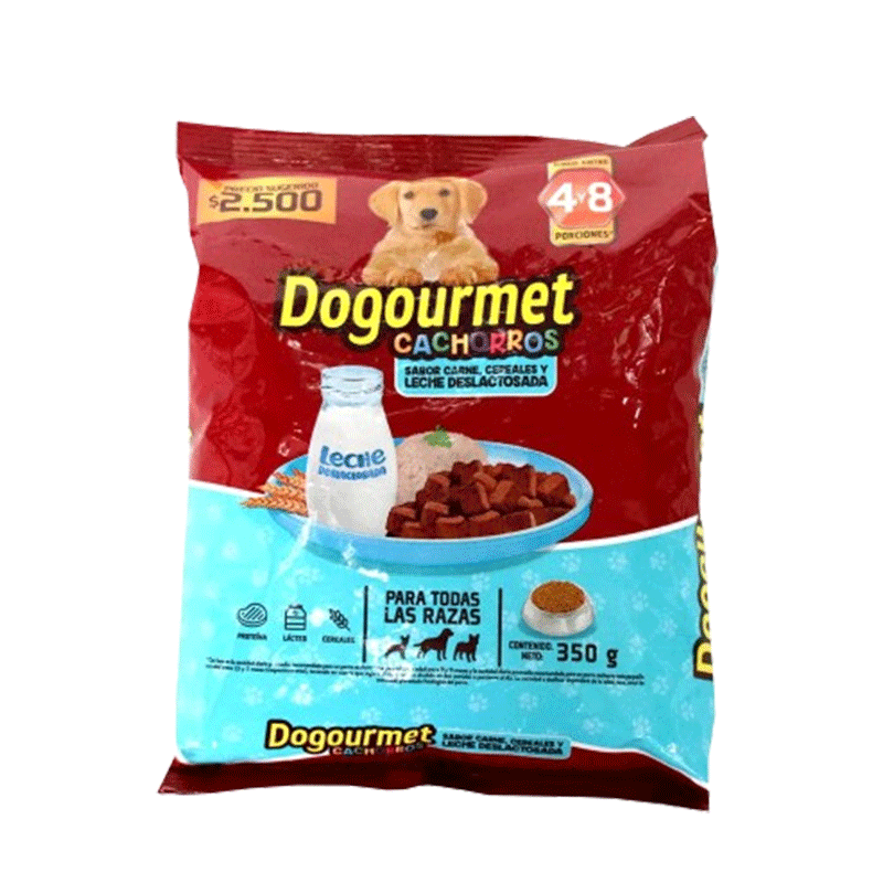 CUIDO DOGOURMET 350G CACHORROS Y LECHE