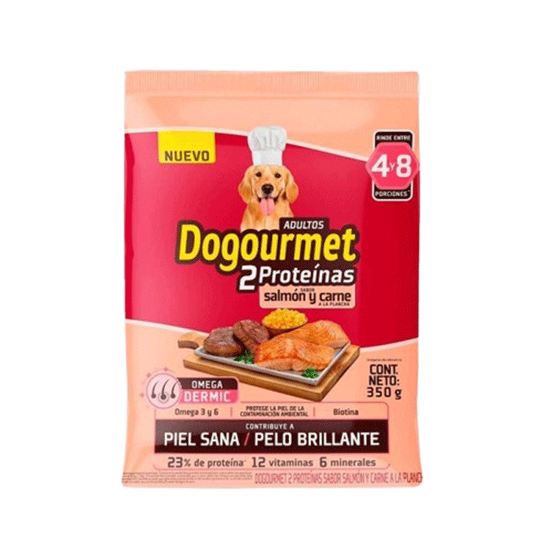 CUIDO DOGOURMET 350G SALMON Y CARNE