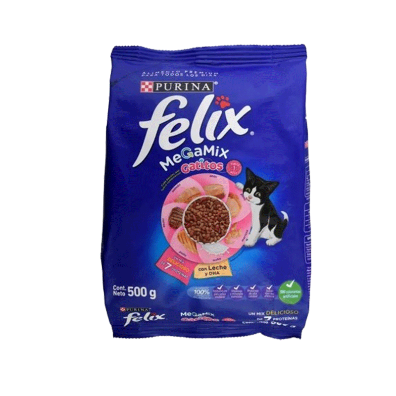 CUIDO FELIX 500GR GATITOS MEGAMIX