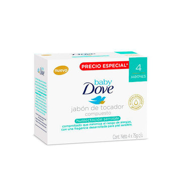JABON DOVE BABY 4U 75G HUMECTACIÒN SENSIBLE
