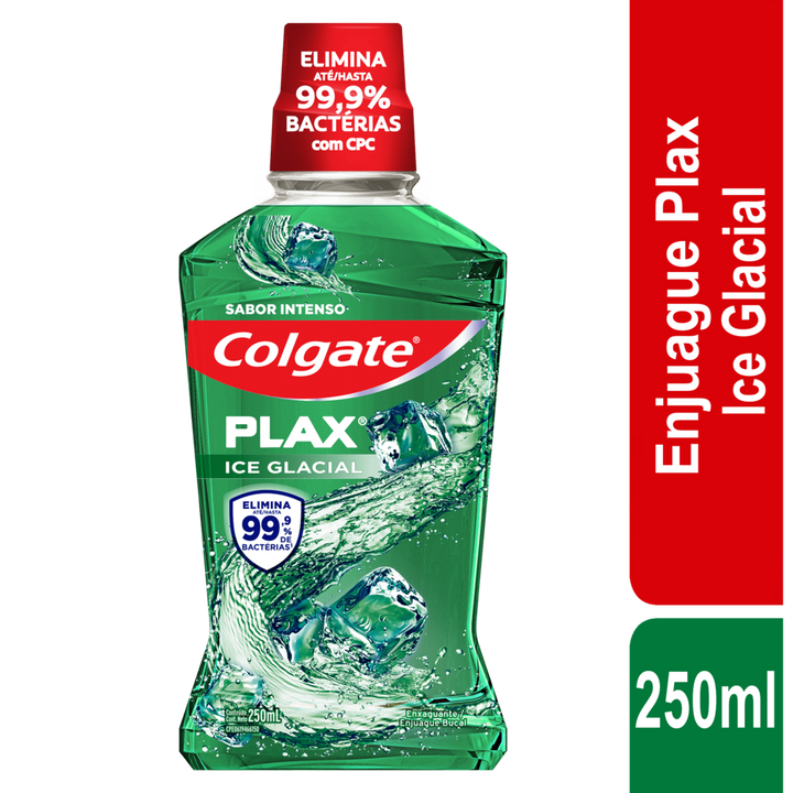 ENJUAGUE COLGATE 250M PLAX ICE GLACIAL