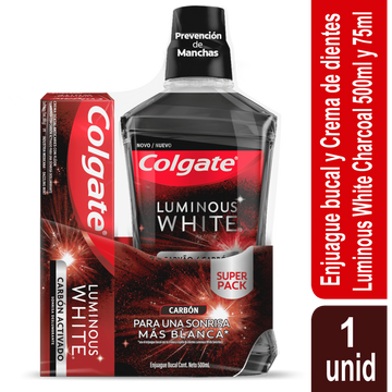 ENJUAGUE COLGATE 500M PLAX+CDT CARBON 75