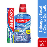 ENJUAGUE COLGATE 500ML PLAX ICE + C/TAX 60ML