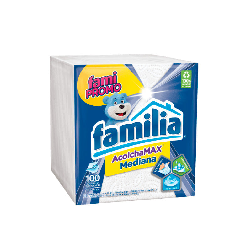 SERVILLETA FAMILIA 100U PRECIO ESPECIAL