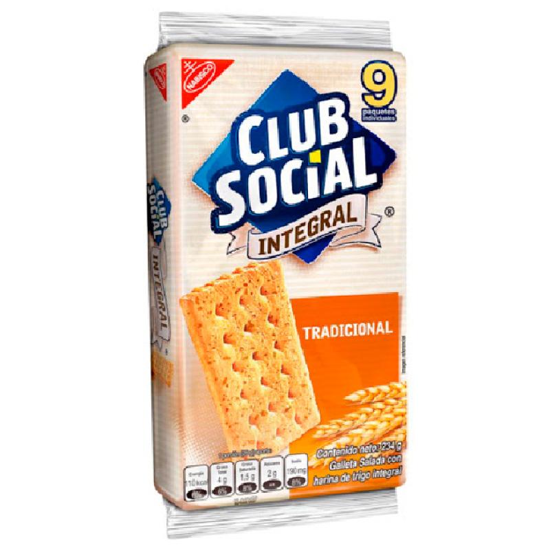 GALLETA CLUB SOCIAL 9U 26G INTEGRAL