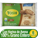 GALLETA TOSH 6U BOLSA AVENA/AJINJOLI MIE