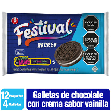 GALLETA FESTIVAL 432G RECREO