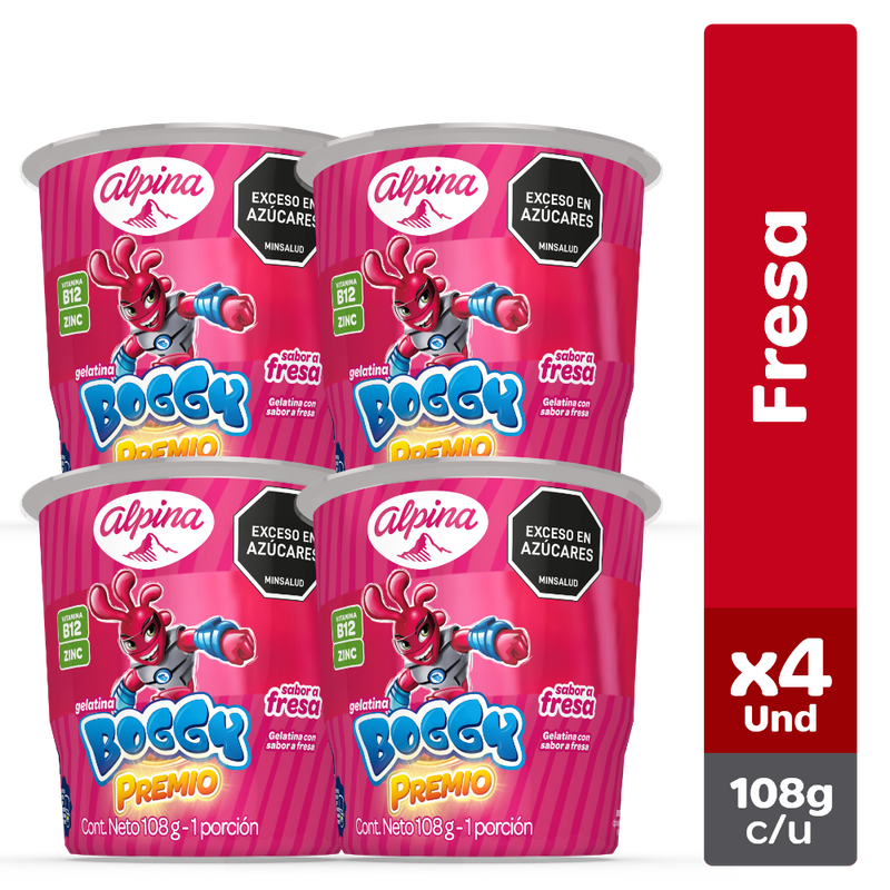 GELATINA BOGGY 4U 108G