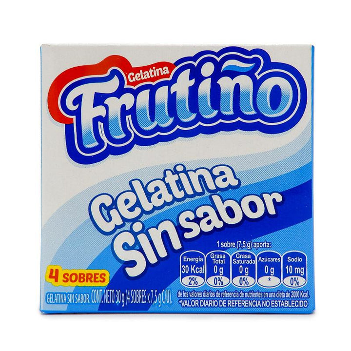 GELATINA FRUTINO 4U 30G SIN SABOR