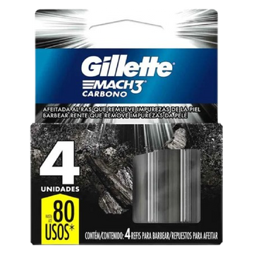 REPUESTO GILLETTE 4U MACH3 CARBON