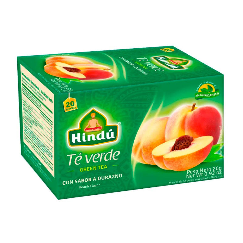 TE HINDU 20U VERDE DURAZNO