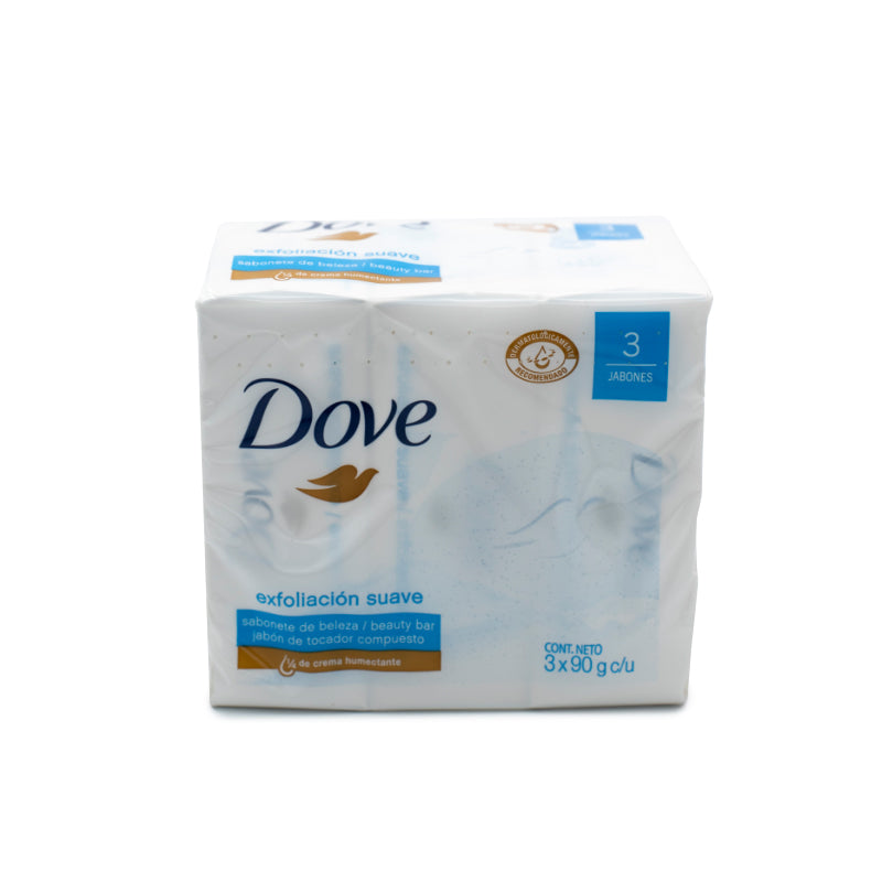 JABON DOVE  3U EXFOLIANTE SUAVE  90G