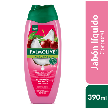 JABON PALMOLIVE LIQUIDO 390ML CEREZA & COCO