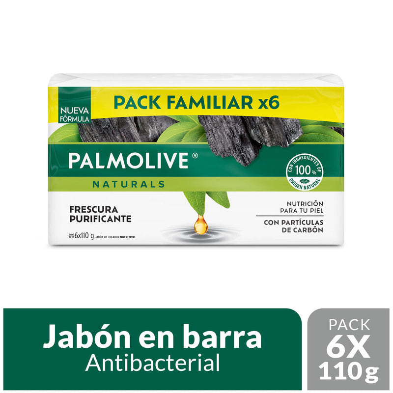JABON PAMOLIVE 6U 110G  CARBON